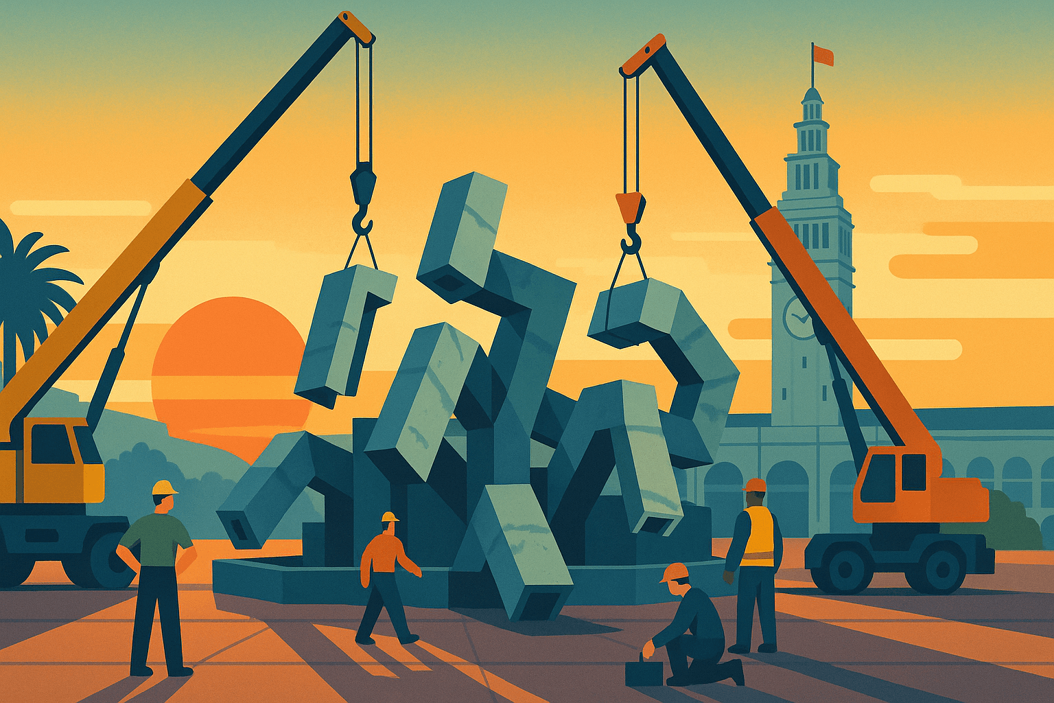 Vaillancourt Fountain Removal Begins